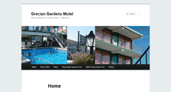 Desktop Screenshot of greciangardensmotel.com