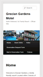 Mobile Screenshot of greciangardensmotel.com